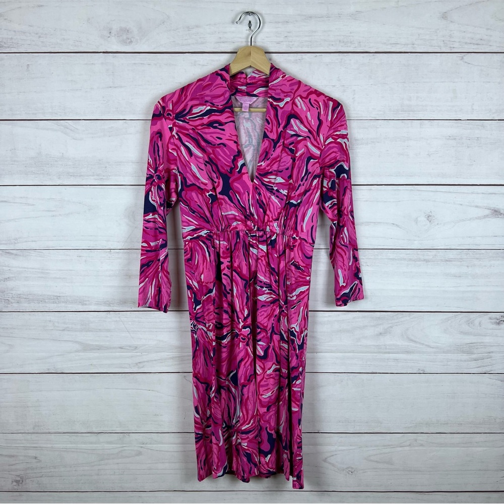 Lilly Pulitzer Alexandra Floral Dress Small